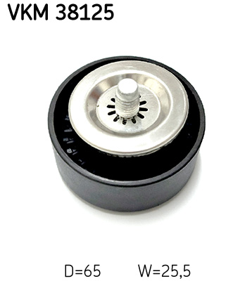 Deflection/Guide Pulley, V-ribbed belt - VKM 38125 SKF